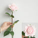 Real Touch Simulation Rose Flower Branch - 5pcs/Lot 12cm Decorative Silk Flowers