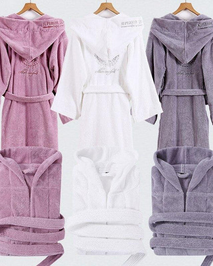 Cozy Duo Fleece Kimono Bathrobe for Couples