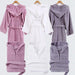 Luxurious Kimono-Style Fleece Bathrobe for Couples