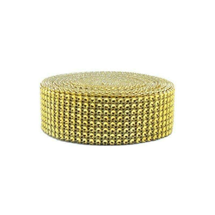 Radiant Rhinestone Mesh Ribbon for Luxurious Crafting Creations