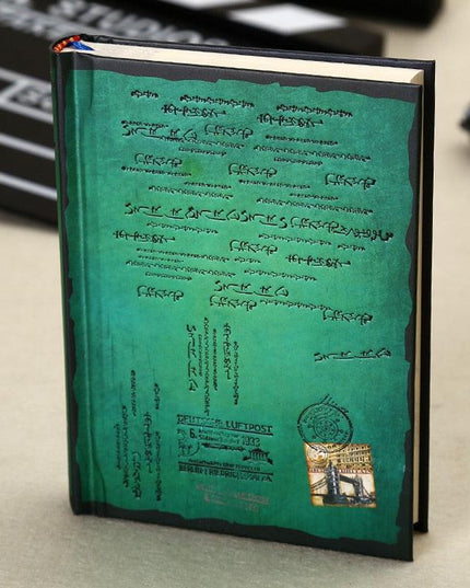 Chic Vintage-Inspired Hardcover Notebook for Creative Expression and Organization