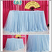 Whimsical 100x80cm Tutu Table Skirt - Perfect for Celebrations and Home Decor