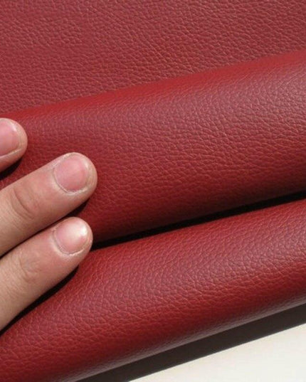 Elegant Litchi Textured PU Leather for Artisan Creations