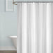 Transform your Bath Oasis with Water-Repellent White Shower Curtain Set - Multiple Sizes and Hooks Included