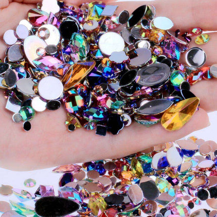 Glittering 300-Piece Rhinestone Gem Collection: Your Ultimate Crafting Companion