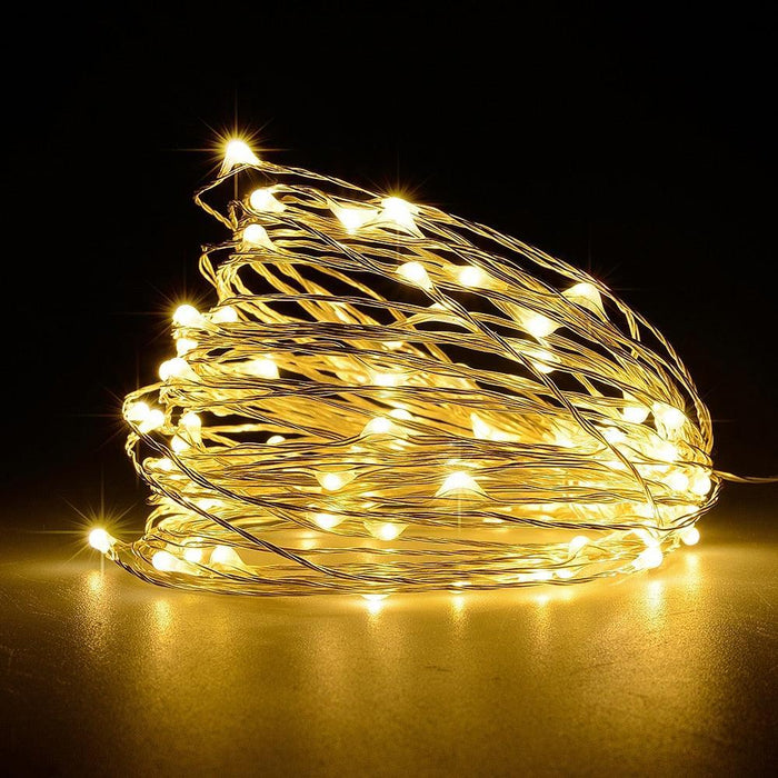 Solar Glow Outdoor String Lights with 8 Modes and Multiple Length Options