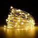 Solar-Powered Outdoor LED Fairy Lights with 8 Lighting Modes and Multiple Size Choices
