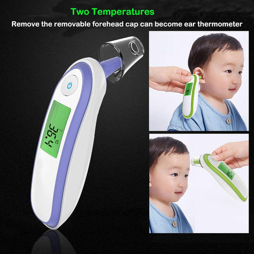Health Monitoring Bundle: Yk80 OLED Oximeter & IRT1 Forehead Ear Thermometer Kit