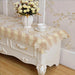 Lace Sides Rectangular Tablecloth for tables, piano, side table and home decor