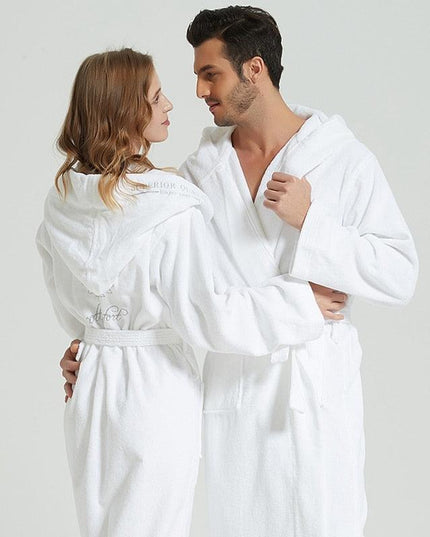Cozy Duo Fleece Kimono Bathrobe for Couples