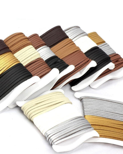 Deluxe Faux Suede Leather Cord Craft Kit for Beautiful DIY Jewelry Creations