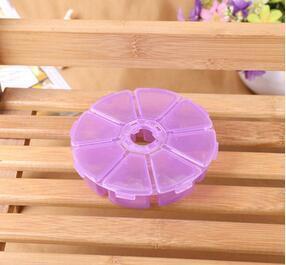 Versatile Clear Plastic Organizer Box with Adjustable Compartments for Crafts, Jewelry, and Tools