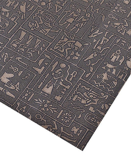 Exotic Egyptian-Inspired Faux Leather Crafting Fabric - Ignite Your Imagination