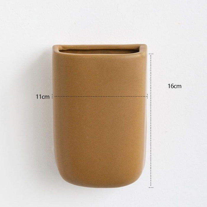 Elegant Nordic Ceramic Wall Vase Planter Collection for Stylish Interior Design