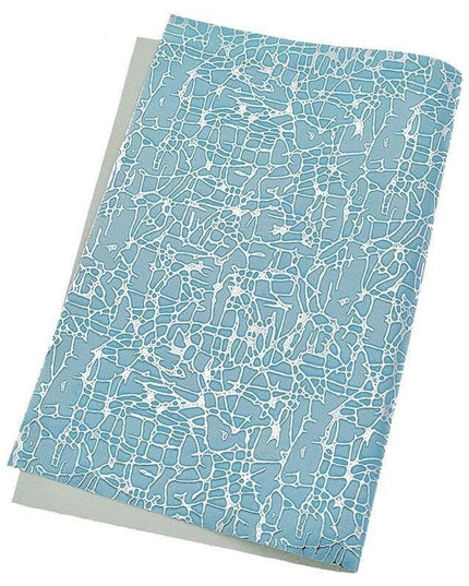 Stylish Striped Grid A4 Faux Leather Fabric for Trendy DIY Projects