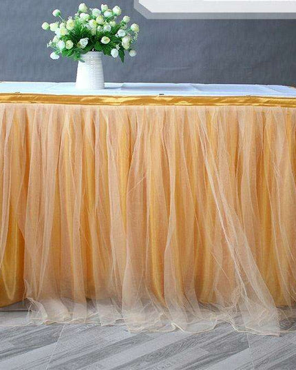 Whimsical Tutu Table Skirt: Add a Touch of Elegance to Your Celebrations