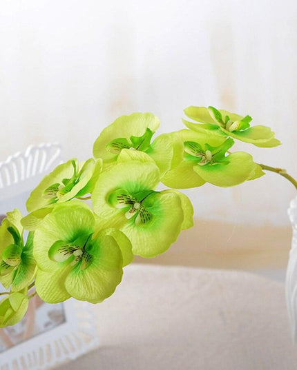 Lifelike White Phalaenopsis Orchid Arrangement - Stylish Home and Event Decor