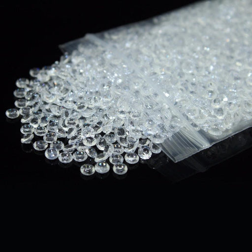 Radiant Clear Acrylic Diamond Scatter Confetti - 1000 Pieces