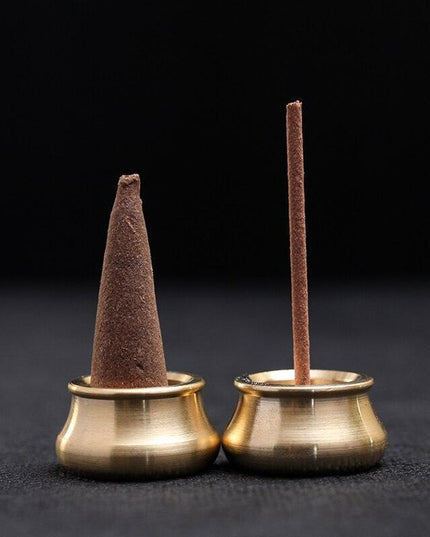 Elegant Brass Incense Holder: Lychee Life Aromatherapy Burner for Tranquil Spaces