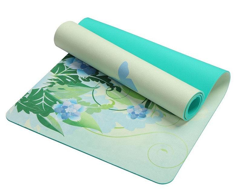 Mermaid Serenity Customizable Yoga Mat for a Peaceful Practice