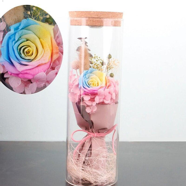 Eternal Bloom Luxury Glass Soap Dispenser