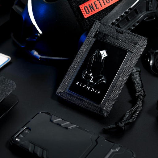 Tactical EDC Card Holder with Patch Display and Utility Functions