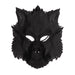 Wolf Masquerade Mask - Premium PU Leather Halloween Cosplay Accessory: Unleash Your Inner Wolf