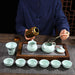 Vintage Chinese Tea Caddies - Handprinted Green & Black Tea Box Caddies
