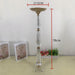 Elegant 30.7" Acrylic Vase for Wedding and Home Decor