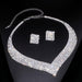 Sparkling Crystal and Rhinestone Bridal Jewelry Set