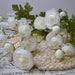 8-Head Peony Silk Flower Wreaths - Elegant Floral Decor for Any Occasion