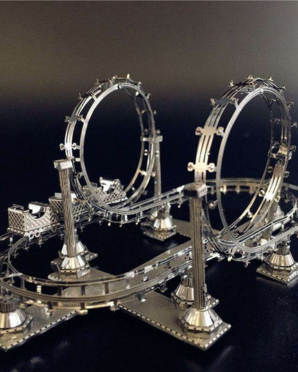 Build Your Own Exciting Roller Coaster Model Kit - Perfect for Thrill Seekers!