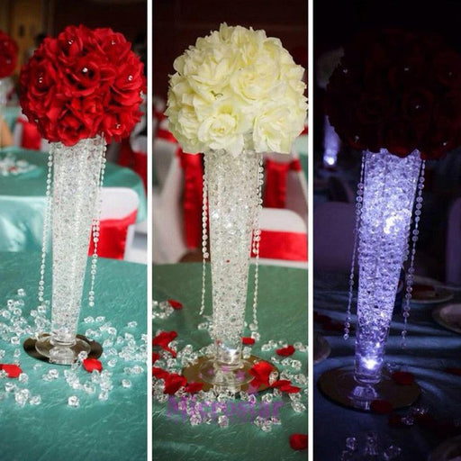 1000 Clear Acrylic Diamond Confetti Pieces for Elegant Wedding Table Decor