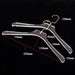 10-Piece Deluxe Clear Acrylic Hangers Set for Stylish Closet Organization