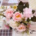Vintage Silk Artificial Flowers Small Rose