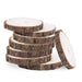 Rustic Wooden Coaster Set for Tea & Coffee - Elevate Your Table with Natural Elegance