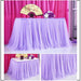 Whimsical 100x80cm Tutu Table Skirt - Perfect for Celebrations and Home Decor