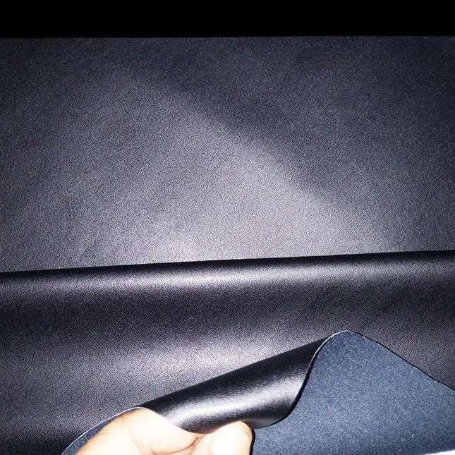 Elegant Black PU Faux Leather Crafting Material - A Must-Have for Creators
