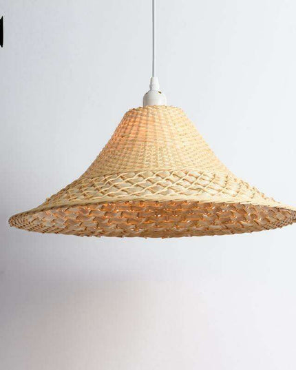 Sophisticated Japanese Tatami Wicker Pendant Light for Stylish Dining Spaces