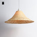 Chic Rattan Pendant Light with Japanese Tatami Design for Stylish Dining Areas