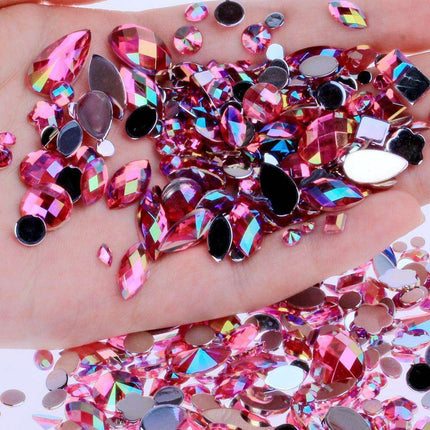 Glittering 300-Piece Rhinestone Gem Collection: Your Ultimate Crafting Companion