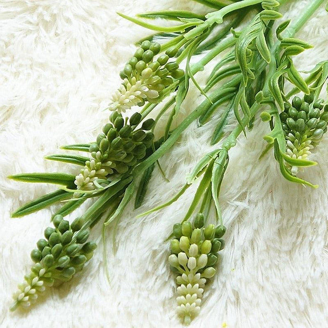 Lifelike 5-Pack Bean Nut Floral Stems - Perfect for Events and Home Styling