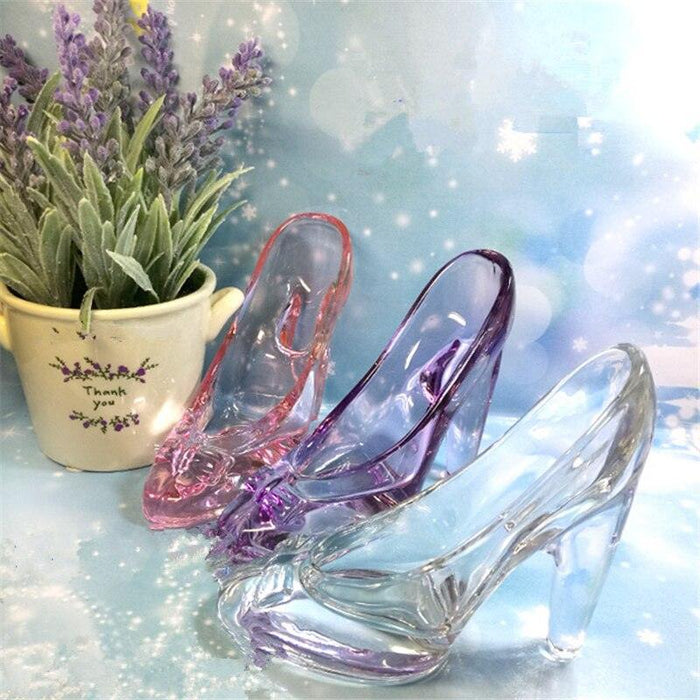 Cinderella Enchanted Crystal High Heel Wedding Keepsake