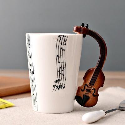 Guitar Harmony Mug - Sip Your Favorite Tunes ☕️🎶