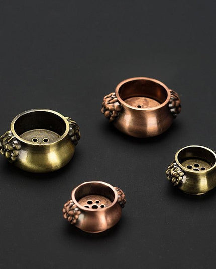 Serenity Zinc Alloy Incense Burner - Enhance Your Mindfulness Rituals