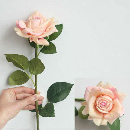 Elegant Silk Rose Collection - Set of 5, 12cm Decorative Blooms