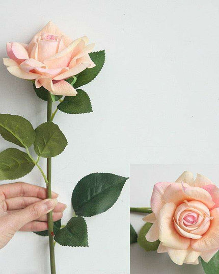 Elegant Silk Rose Collection - Set of 5, 12cm Decorative Blooms