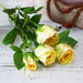 Silk Rose Bouquet - Exquisite Artificial Flowers for Home and Wedding Decor