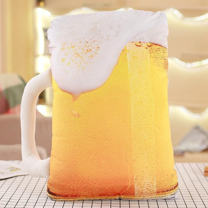 Delightful 3D Real Life Food Shape Plush Pillows for Snuggly Relaxation