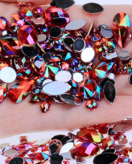 Glittering 300-Piece Rhinestone Gem Collection: Your Ultimate Crafting Companion